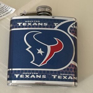 NEW $25 NFL Houston Texans stainless steel 6 Oz Flask